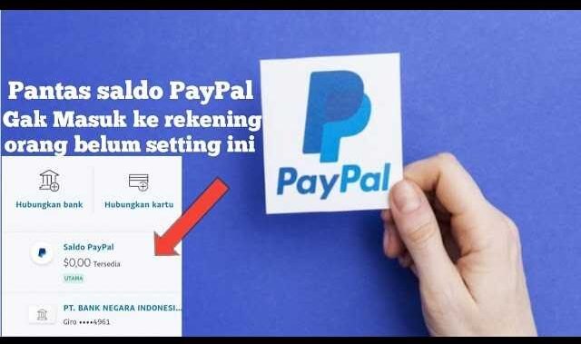 cara menghubungkan paypal dengan rekening bank