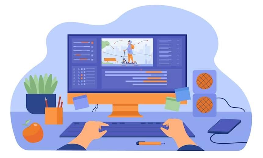 Cara edit background video