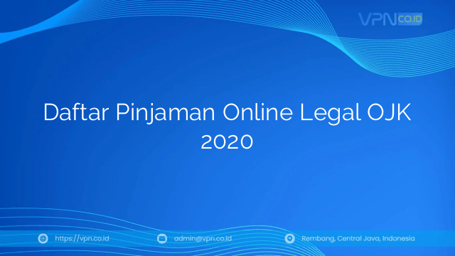 Daftar Pinjaman Online Legal OJK 2020