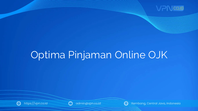 Optima Pinjaman Online OJK