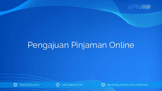 Pengajuan Pinjaman Online