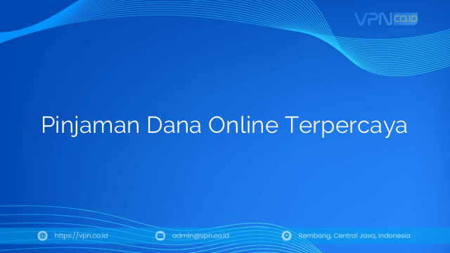 Pinjaman Dana Online Terpercaya