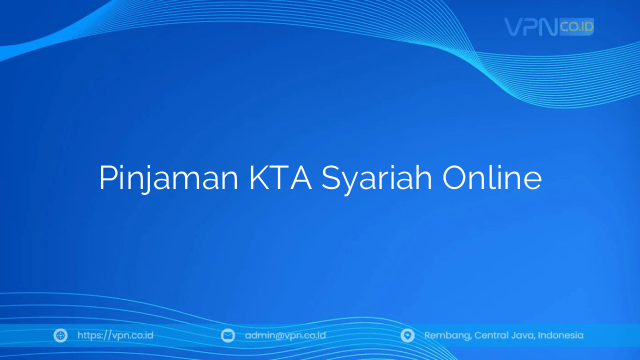 Pinjaman KTA Syariah Online