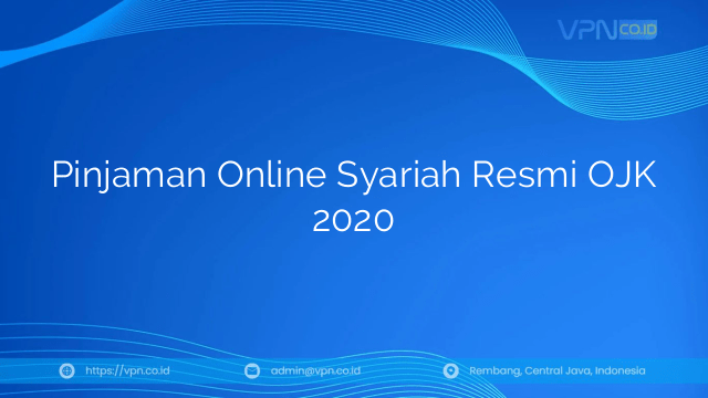 Pinjaman Online Syariah Resmi OJK 2020