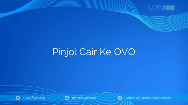 Pinjol Cair Ke OVO